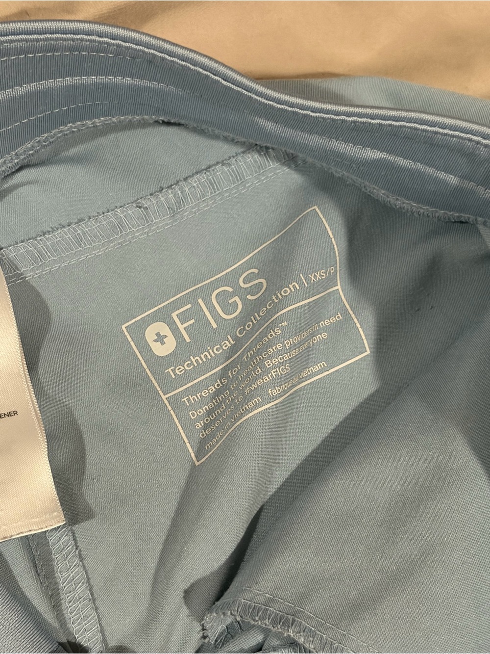 Figs dusty blue yola XXS/p